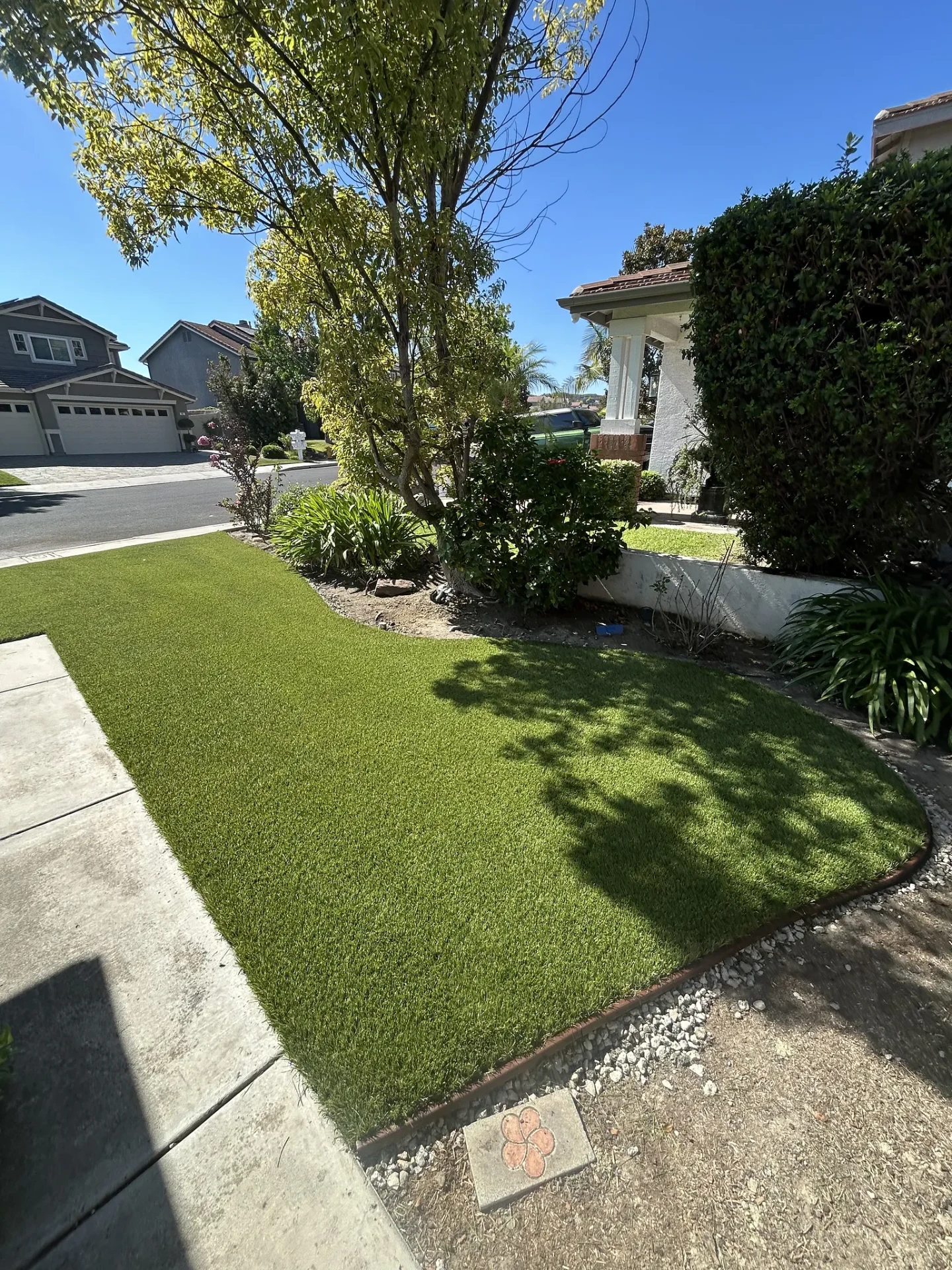 Front Yard Install