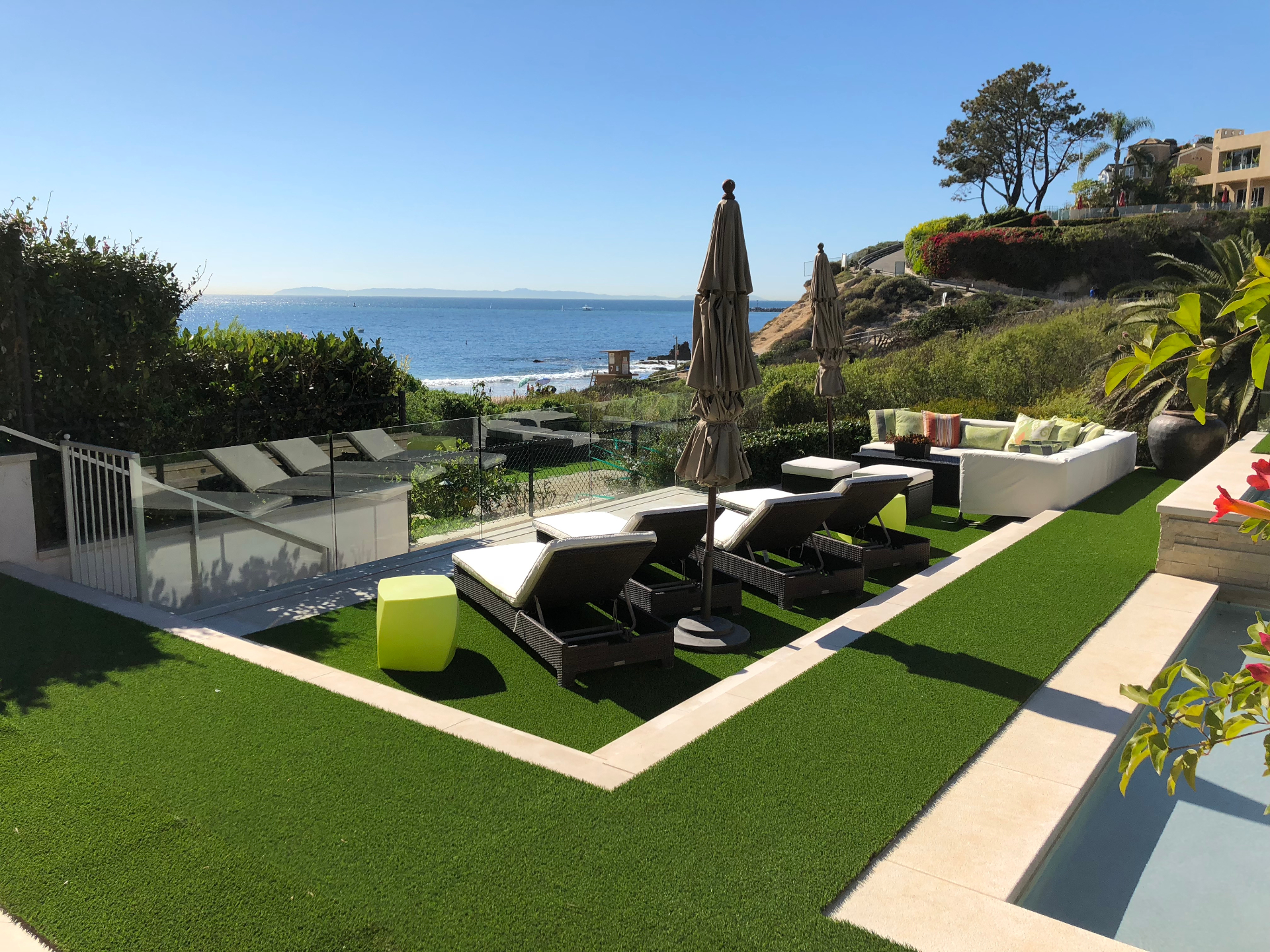 NoMow Turf synthetic grass installation